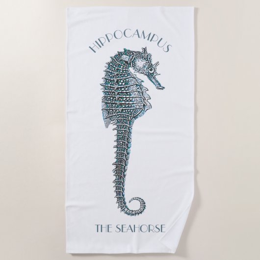 Seahorse Beach Towel Strandlaken (Voorkant)