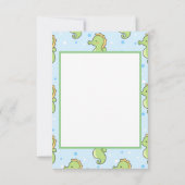 Seahorse Bedankkaart (Achterkant)