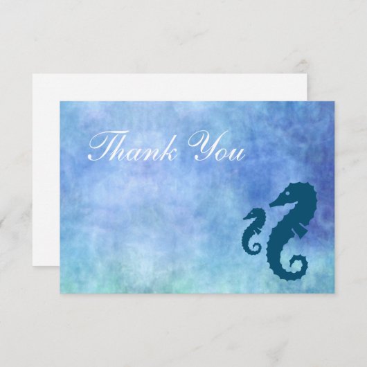 Seahorse Bedankt (Voorkant / Achterkant)