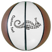 Seahorse Black Basketbal (Verticaal)