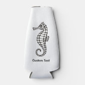 Seahorse Black Flesjeskoeler (Voorkant)