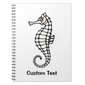 Seahorse Black Notitieboek (Voorkant)