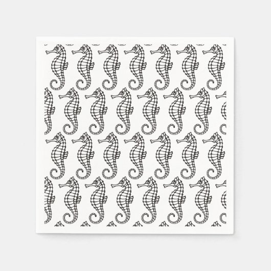 Seahorse Black Servet (Voorkant)