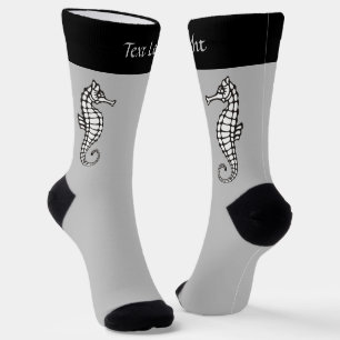 Seahorse Black Socks Sokken