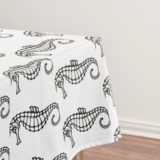 Seahorse Black Tafelkleed (Voorbeeld)