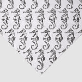 Seahorse Black Tissuepapier (Detail)