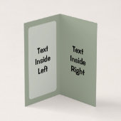 Seahorse Black Visitekaartje (Binnen)