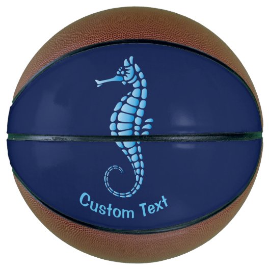 Seahorse Blue Basketbal (Voorkant)