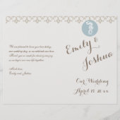 Seahorse Blue Classic Nautical Elegant (Voorkant)