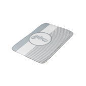 Seahorse Blue Classic Nautical Elegant Badmat (Gekanteld)