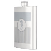 Seahorse Blue Classic Nautical Elegant Flacon (Links)