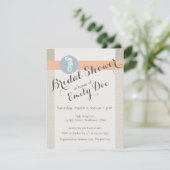 Seahorse Blue Classic Nautical Elegant Kaart (Staand voorkant)