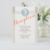 Seahorse Blue Classic Nautical Elegant Kaart (Staand voorkant)