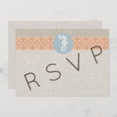 Seahorse Blue Classic Nautical Elegant Kaart (Voorkant / Achterkant)