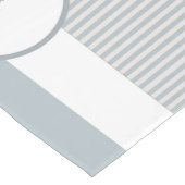 Seahorse Blue Classic Nautical Elegant Korte Tafelloper (Hoek)