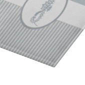 Seahorse Blue Classic Nautical Elegant Snijplank (Hoek)