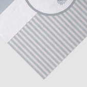 Seahorse Blue Classic Nautical Elegant Tissuepapier (Detail)