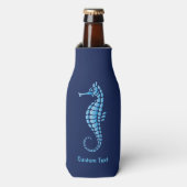 Seahorse Blue Flesjeskoeler (Fles Voorkant)