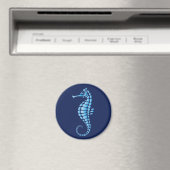 Seahorse Blue Magneet (Insitu (Vaatwasser))