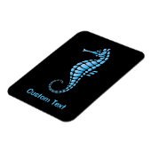 Seahorse Blue Magneet (Linkerzijde)