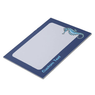 Seahorse Blue Notitieblok