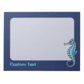 Seahorse Blue Notitieblok (Voorkant)