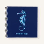 Seahorse Blue Notitieboek (Voorkant)