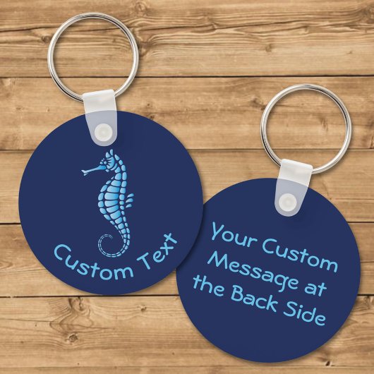 Seahorse Blue Sleutelhanger