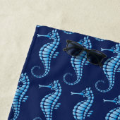 Seahorse Blue Strandlaken (In situ)