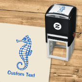 Seahorse Blue Zelfinktende Stempel