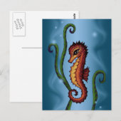 Seahorse Briefkaart (Voorkant / Achterkant)