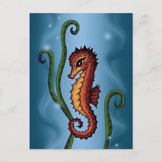Seahorse Briefkaart (Voorkant)
