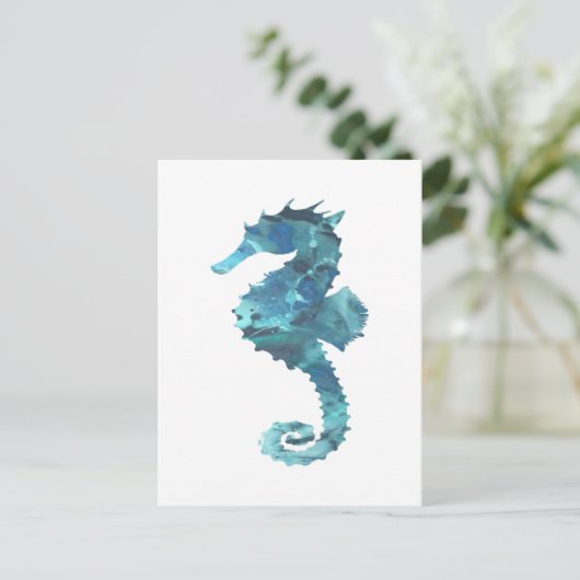 Seahorse Briefkaart (Staand voorkant)
