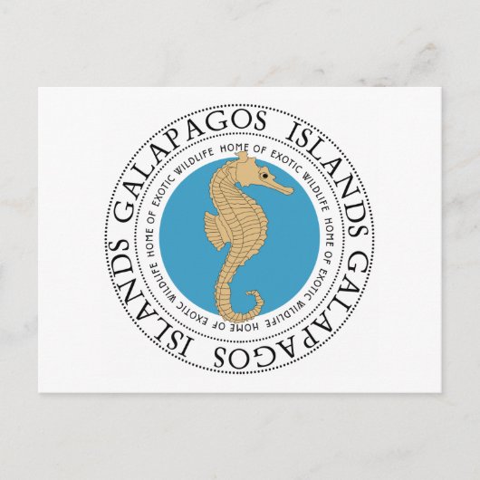 Seahorse Briefkaart (Voorkant)
