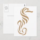 Seahorse Briefkaart (Voorkant / Achterkant)