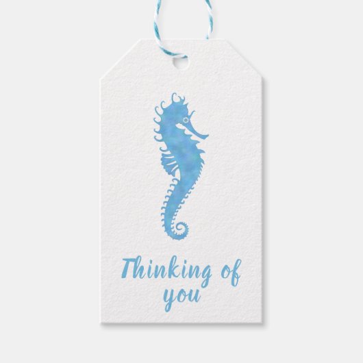Seahorse Cadeaulabel (Voorkant)