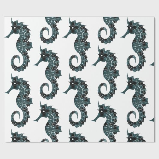 Seahorse Cadeaupapier (Vlak)