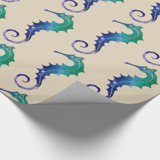Seahorse Cadeaupapier (Hoek)