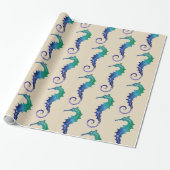 Seahorse Cadeaupapier (Uitgerold)