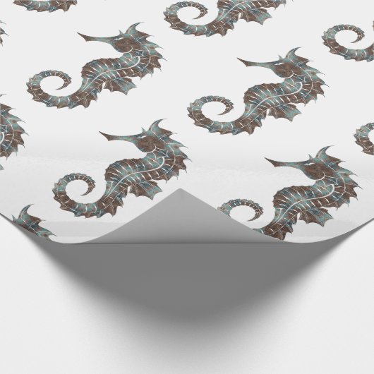 Seahorse Cadeaupapier (Hoek)