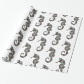 Seahorse Cadeaupapier (Uitgerold)