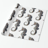 Seahorse Cadeaupapier (Uitgerold)