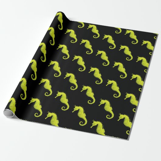 Seahorse Cadeaupapier (Uitgerold)