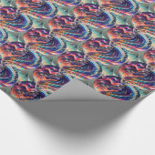 Seahorse Cadeaupapier Verjaardag, Meisjes Feest (Hoek)