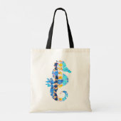 Seahorse Canvas tas (Achterkant)