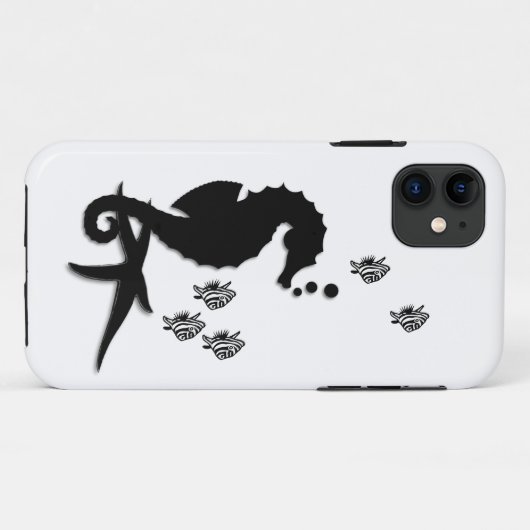 Seahorse Case-Mate iPhone Case (Achterkant (horizontaal))