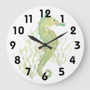 Seahorse Clock Grote Klok