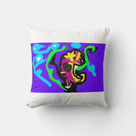 Seahorse color kussen