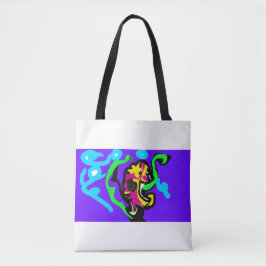 Seahorse color tote bag