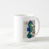 Seahorse Compass Collage Koffiemok (Voorkant rechts)